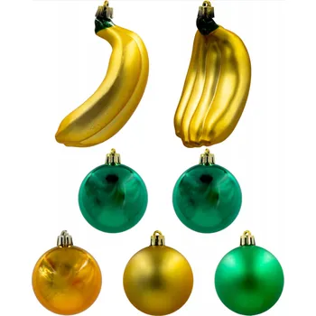 Vánoce Sada ozdob 7 kusů s Banánem