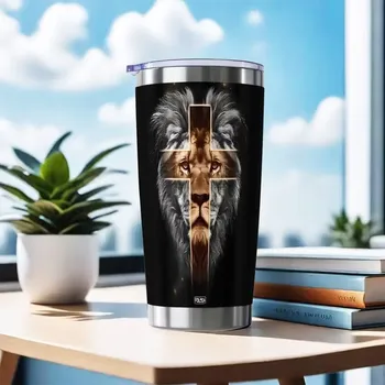 Termohrnek Nerezový termohrnek s víčkem a rukojetí 590 ml