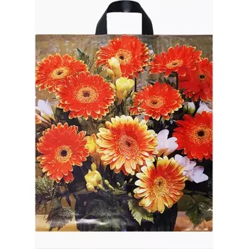 Obálka Taška PE s páskovým uchem Gerbery