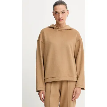 Pánské oblečení Mikina s příměsí vlny Weekend Max Mara OSCURI 2525926012600 béžová 01A, vel. S