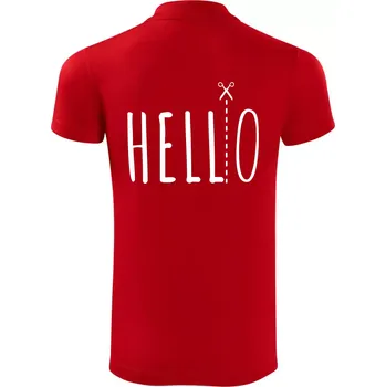 Pánská košile Hello - Polokošile Victory sportovní (dresovina) - 3XL ( Červená )