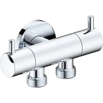 Ventil Rohový ventil kombinovaný, 1/2" × 3/8" × 3/8" FA-BA527