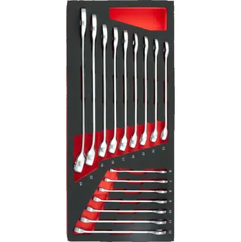 Sada nářadí Sada očkoplochých klíčů v pěnovém modulu 16 dílů FACOM MODM.40B-16