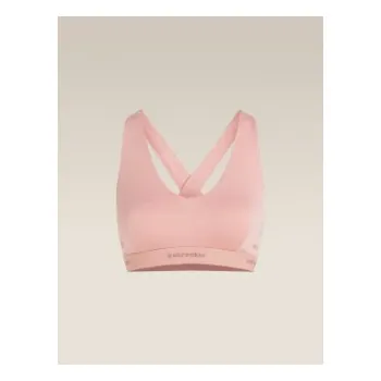 Dámské termoprádlo Icebreaker Wmns 125 Cool-Lite Sprite Racerback Bra, BLUSH