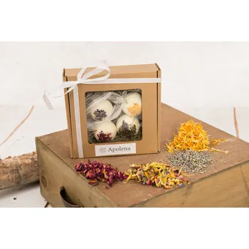 bomba do koupele Dárkové balení olejových koulí do koupele