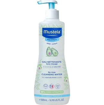 Přípravek na čištění pleti a oči Čistící voda Mustela No Rinse pro děti a kojence 500 ml