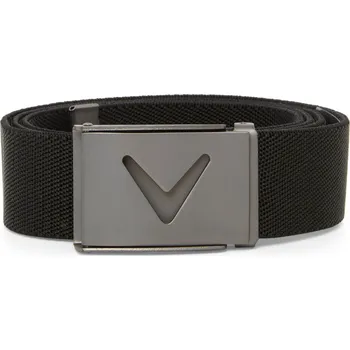 Módní doplněk Callaway V-Logo Web pánský opasek, černý