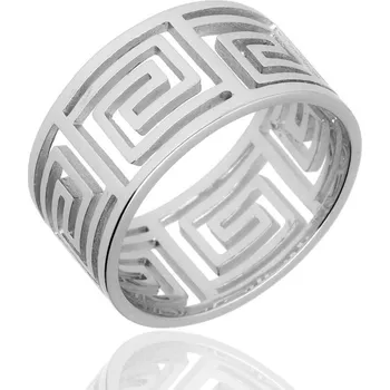 Prsten Argento 73107 Stříbrný prsten - obroučka, řecký vzor | Velikost prstenu: 54mm