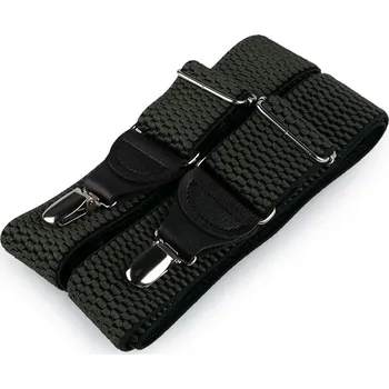 Kšandy Šle šíře 4 cm délka 120 cm - 8 zelená tmavá