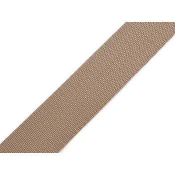 Popruh polypropylenový šíře 30 mm tloušťka 1 mm, střední, 75 bronzově hnědá