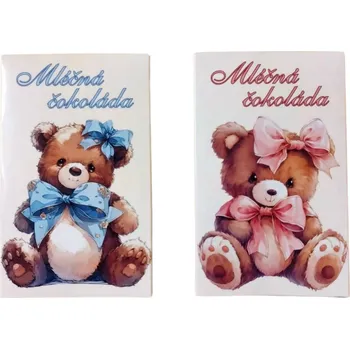 Čokoláda Mléčná čokoláda Medvídek [Jamira, 20 g]