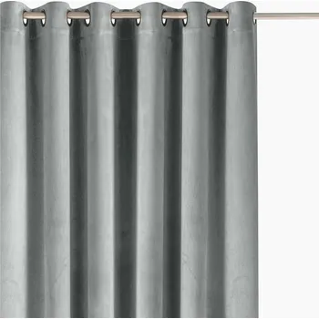 Závěs Šedý sametový dimout závěs 140x250 cm Velto – Filumi ID_1664554