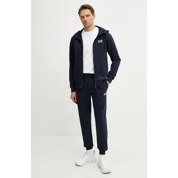 Bavlněná tepláková souprava EA7 Emporio Armani PJVRZ.8NPV63 námořnická modř 59X, vel. XS