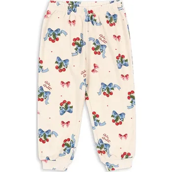 Dětské tepláky s bavlnou Konges Sløjd ITTY SWEAT PANTS GOTS KS103830.9BYA béžová 01X, vel. 134-140