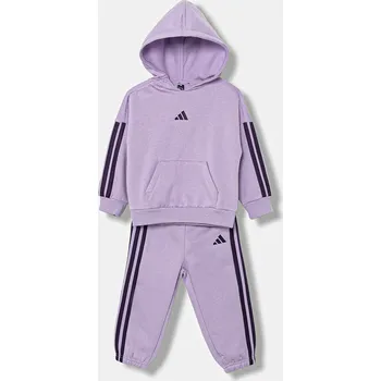 Sportovní oblečení Dětská tepláková souprava adidas JV9856 fialová 04X, vel. 74