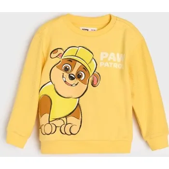 Chlapecké oblečení Sinsay - Bavlněná mikina s potiskem Paw Patrol - krémová - 543EM-01X - 543EM-01X-104