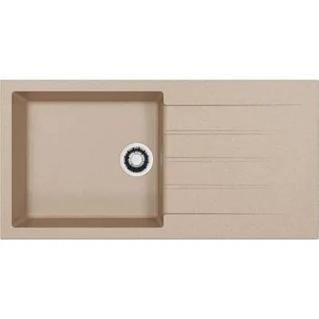 Alveus Cadit - Granitový dřez 100x50 cm, Quick-Close, ivory 1149161