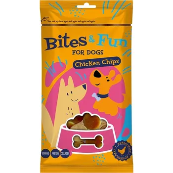Pamlsek pro psa Akinu Bites & Fun kuřecí chipsy pamlsek pro psy