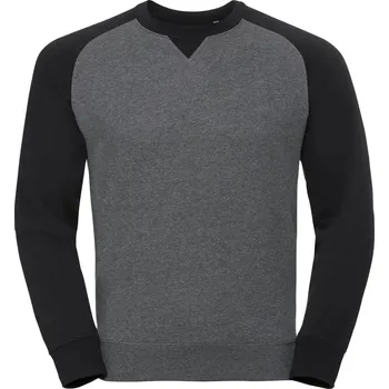 Pánská mikina Authentic Baseball Sweat Russell Sweatshirt RUSSELL šedá 2694097