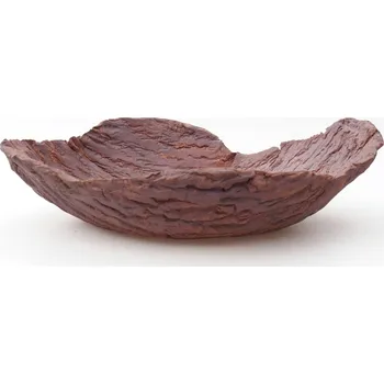 Květináč Keramická Skořápka 24 x 17 x 7 cm hnědá