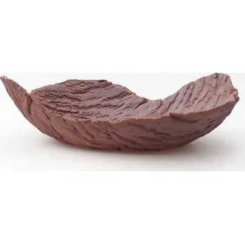 Květináč Keramická Skořápka 22 x 18,5 x 6,5 cm hnědá