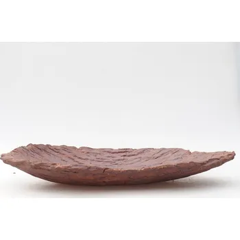 Květináč Keramická Skořápka 28 x 20 x 5 cm hnědá