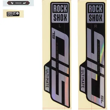 Vidlice na kolo RockShox set nálepiek pre vidlicu SID SL Ultimate - 2021 Model, RAINBOW