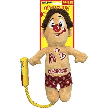 Hračka pro psa Hasbro Operation Cavity Sam plyšová s lanem na přetahování 30 cm