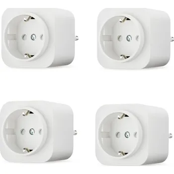 vypínač a zásuvka Chytrá zásuvka Amazon Basics bílá 4 ks