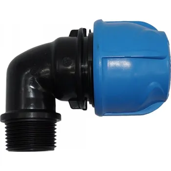 Vodovodní potrubí PE Svěrné koleno s vnějším závitem 90° 32 x 1" iJOINT - 158-400-054