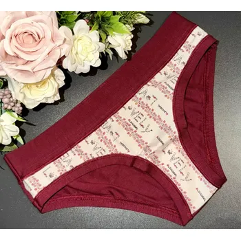 Kalhotky Dámské kalhotky Lovelygirl 6851D carminio 2 (Velikost=XS)