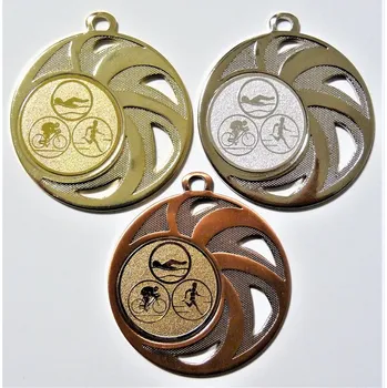 VIZINGR Triatlon medaile DI4503-74