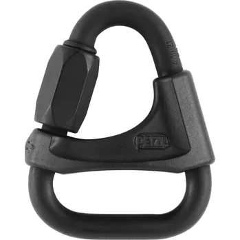 karabina Ocelová mailona PETZL DELTA CROLL 8 mm - černá