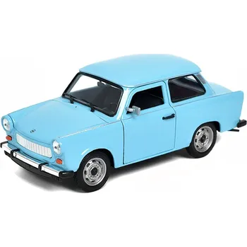 autíčko Trabant 601 sv. modrý 1:24 - Welly Trabant 601 1:24 Welly
