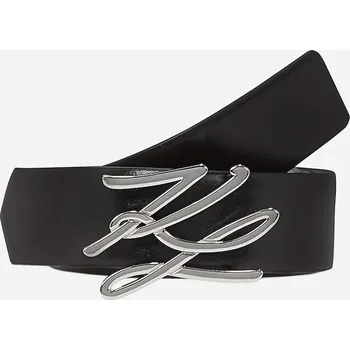 Opasek Kožený pásek Karl Lagerfeld A2W33057 černá 99X, vel. 65