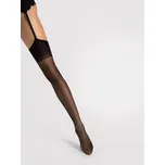 Fiore Infini • 4-L • černá • punčochy na podvazky 15 DEN