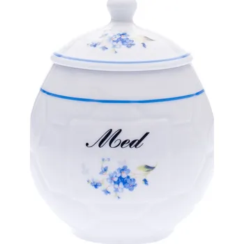 Váza Český porcelán, a.s., Dubí Hrnek na med, 400 ml, pomněnky, Český porcelán