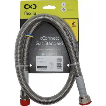 Plynová hadice Plynová hadice FLEXIRA XCONNECT GAS STANDARD R1/2"-G1/2", 100cm 01-103-105-1000 - H121U2-10