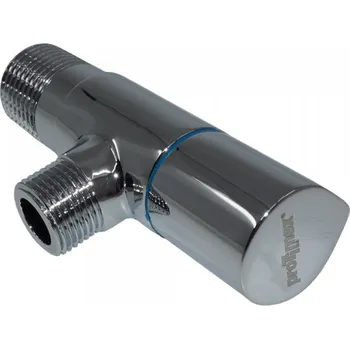 Ventil WC Rohový ventil s keramickým vrškem PROTIMEX AP009R 1/2"x3/8" modrý - VR/2758