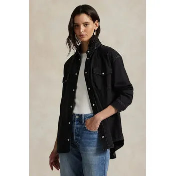 Dámská košile Džínová košile Polo Ralph Lauren, L, černá, 99X