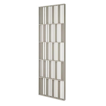 Obklad Lamele 3D Dělící příčka JAPANDI, 520-2720 x 1800-2750 mm, (MDF), PÍSKOVĚ BÉŽOVÁ