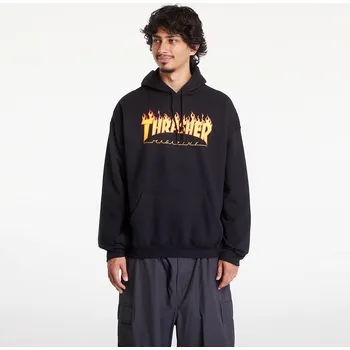 Pánská mikina Mikina Thrasher Flame Logo Hood Black L