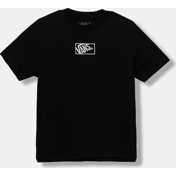 Chlapecké oblečení Dětské bavlněné tričko Vans BY BLOCKED BOX SS TEE VN000RBCBLK1 černá 99X, vel. 129-139.5
