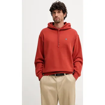 Pánská mikina Bavlněná mikina United Colors of Benetton 342ZU201K oranžová COP, vel. L