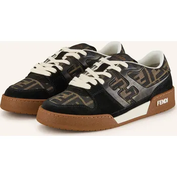 Dámské tenisky Fendi Dámské Sneakersy Match, černá / tmavě žlutá, 37