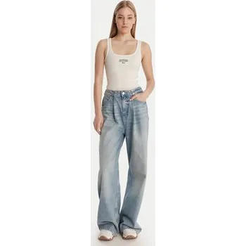 Guess Jeans Top W6RP20 KA0H1 Écru Slim Fit XXL