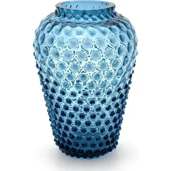Váza Váza 21cm – Hobnail – Ananas – modrý kouř | 118699