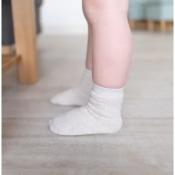 Protiskluzové dětské ponožky - KRÉMOVÁ (Protiskluzové dětské ponožky )