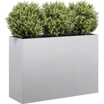 Truhlík vidaXL Truhlík 120x40x80 cm ocel válcovaná za studena [860721] Barva: Pozinkovaná ocel