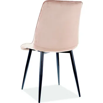 Jídelní židle Jídelní čalouněná židle TONY velvet šedá/černá